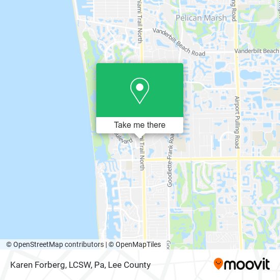 Mapa de Karen Forberg, LCSW, Pa