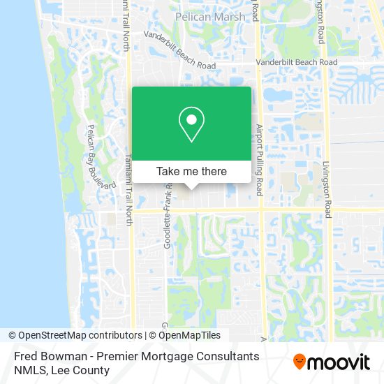 Fred Bowman - Premier Mortgage Consultants NMLS map