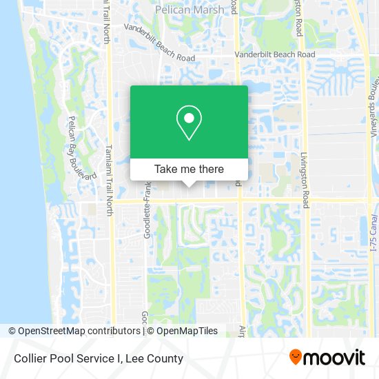 Mapa de Collier Pool Service I