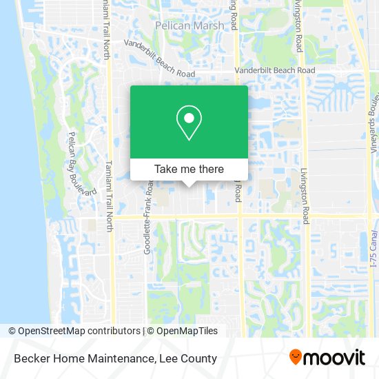 Becker Home Maintenance map