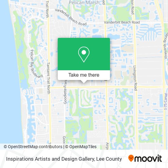 Inspirations Artists and Design Gallery map