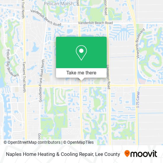 Naples Home Heating & Cooling Repair map