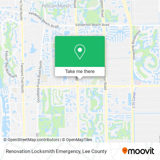 Renovation Locksmith Emergency map
