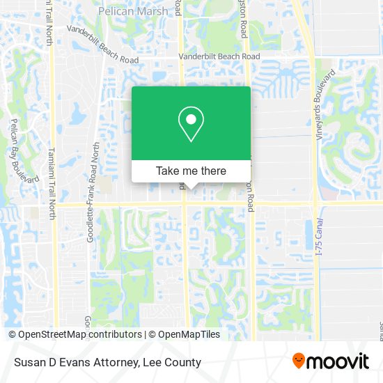 Susan D Evans Attorney map