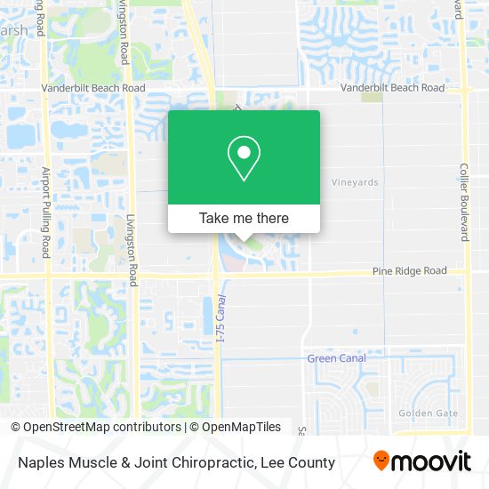 Naples Muscle & Joint Chiropractic map
