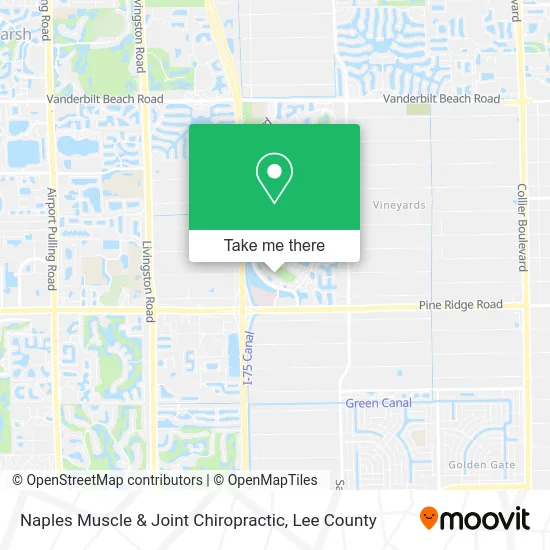 Naples Muscle & Joint Chiropractic map