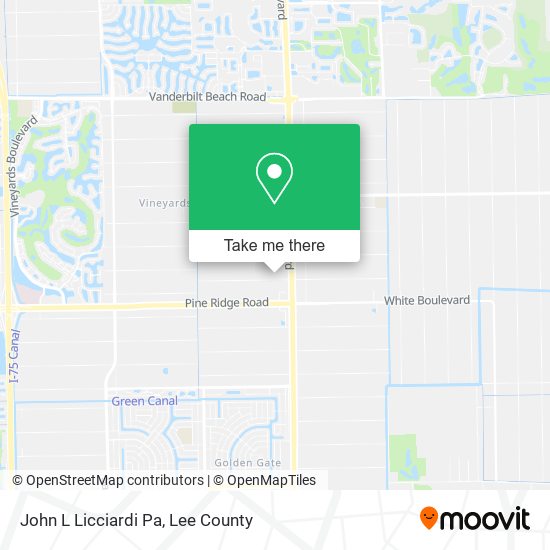 John L Licciardi Pa map