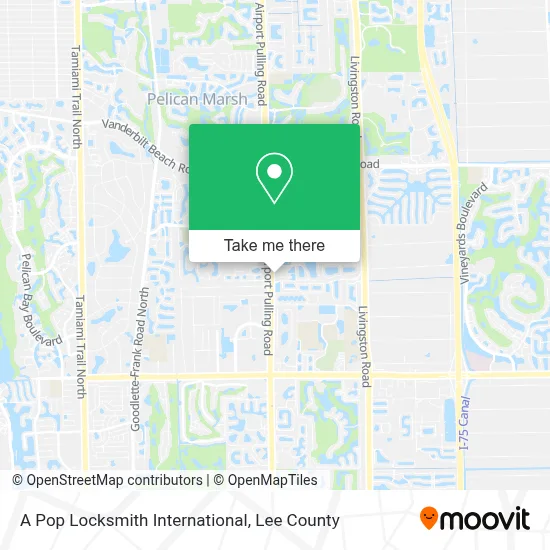 A Pop Locksmith International map