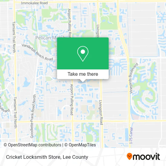 Cricket Locksmith Store map