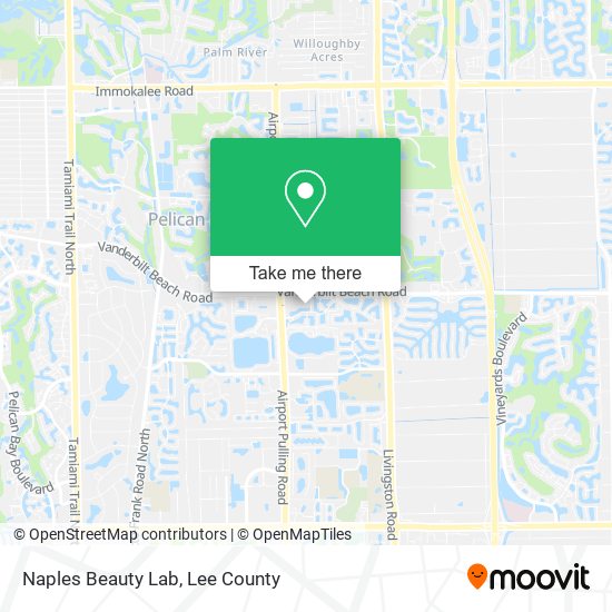 Naples Beauty Lab map