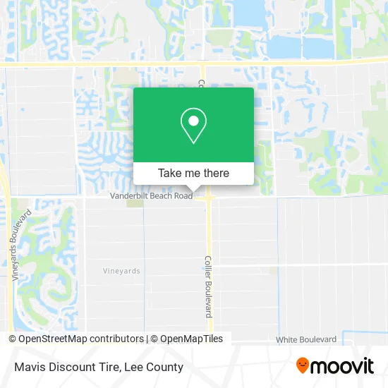 Mavis Discount Tire map
