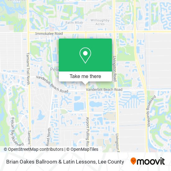 Brian Oakes Ballroom & Latin Lessons map