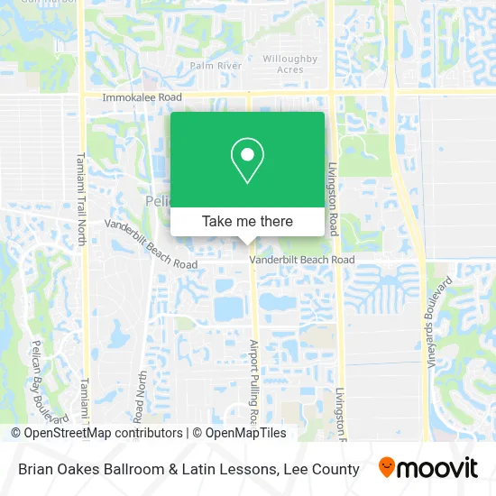 Brian Oakes Ballroom & Latin Lessons map
