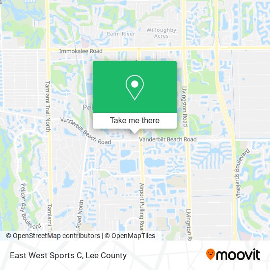 Mapa de East West Sports C