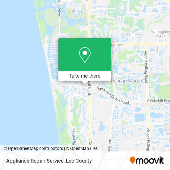 Appliance Repair Service map