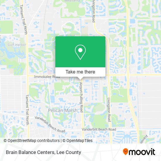 Mapa de Brain Balance Centers