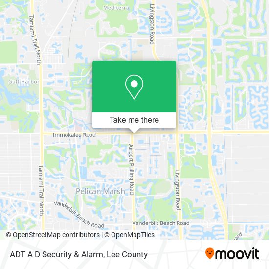 Mapa de ADT A D Security & Alarm