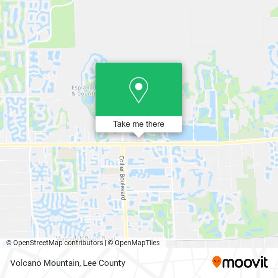 Mapa de Volcano Mountain