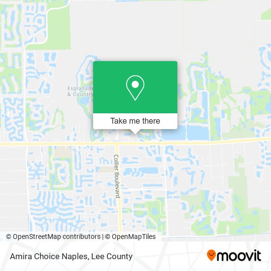 Mapa de Amira Choice Naples