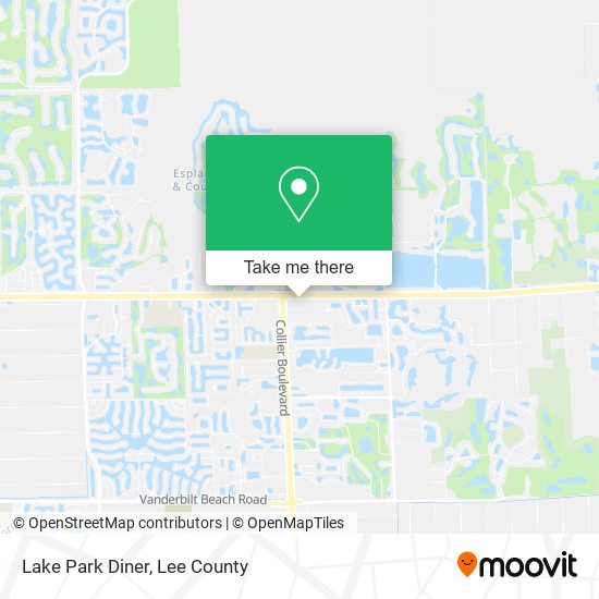 Mapa de Lake Park Diner