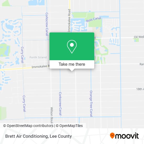 Brett Air Conditioning map