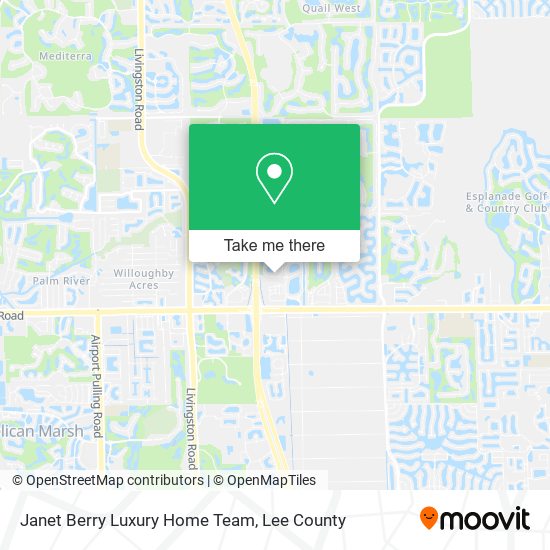 Mapa de Janet Berry Luxury Home Team