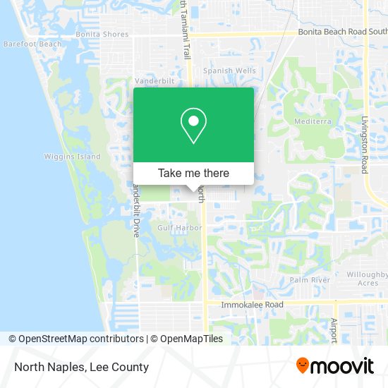 North Naples map