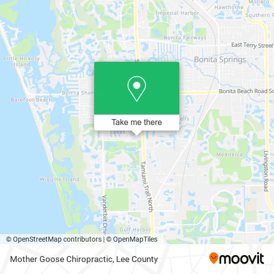 Mother Goose Chiropractic map
