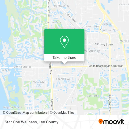 Star One Wellness map