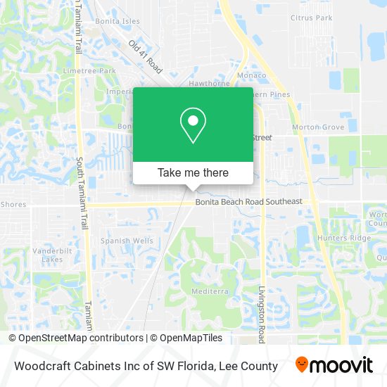 Woodcraft Cabinets Inc of SW Florida map