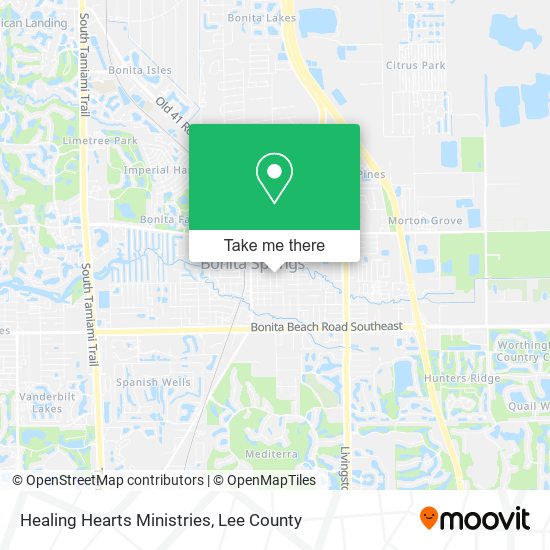 Mapa de Healing Hearts Ministries