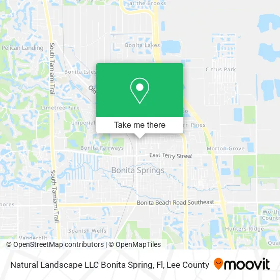 Natural Landscape LLC Bonita Spring, Fl map