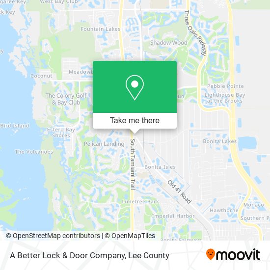 Mapa de A Better Lock & Door Company