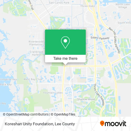 Koreshan Unity Foundation map