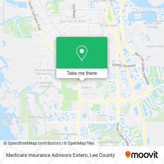 Mapa de Medicare Insurance Advisors Estero