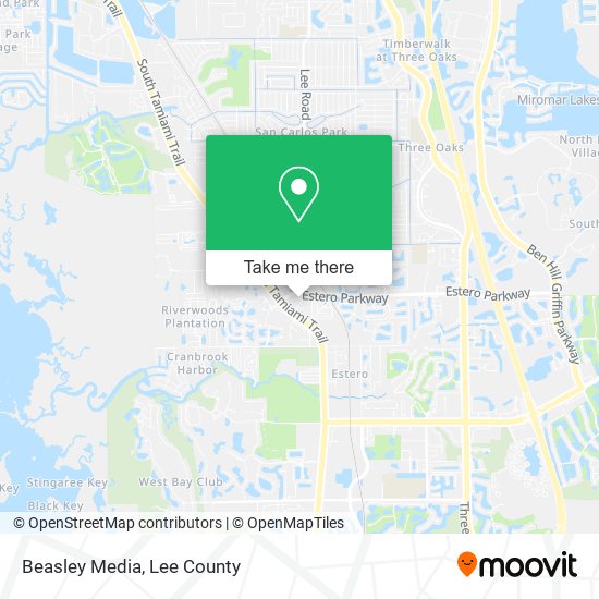 Beasley Media map