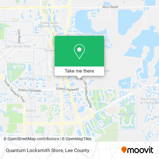 Quantum Locksmith Store map