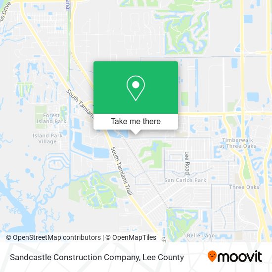 Sandcastle Construction Company map