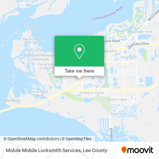 Mobile Mobile Locksmith Services map