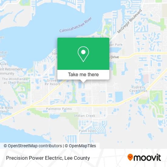Precision Power Electric map