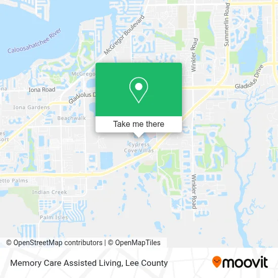 Memory Care Assisted Living map
