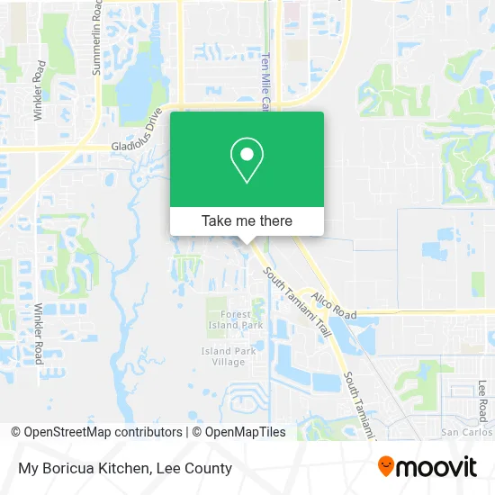 My Boricua Kitchen map