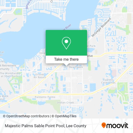 Majestic Palms Sable Point Pool map