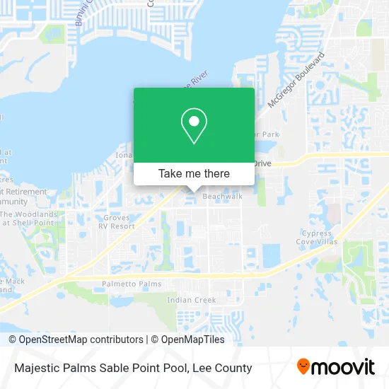 Majestic Palms Sable Point Pool map