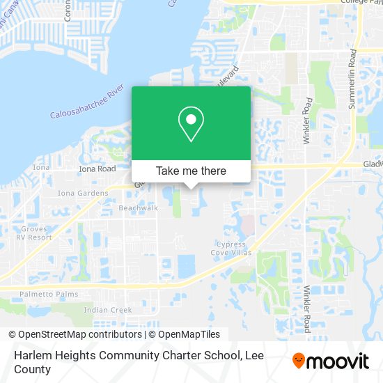 Harlem Heights Community Charter School map