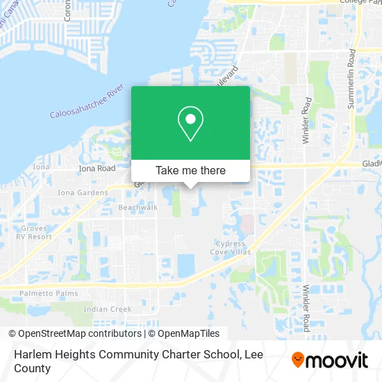 Harlem Heights Community Charter School map