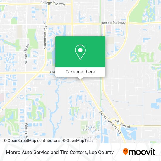 Mapa de Monro Auto Service and Tire Centers