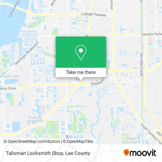 Talisman Locksmith Shop map