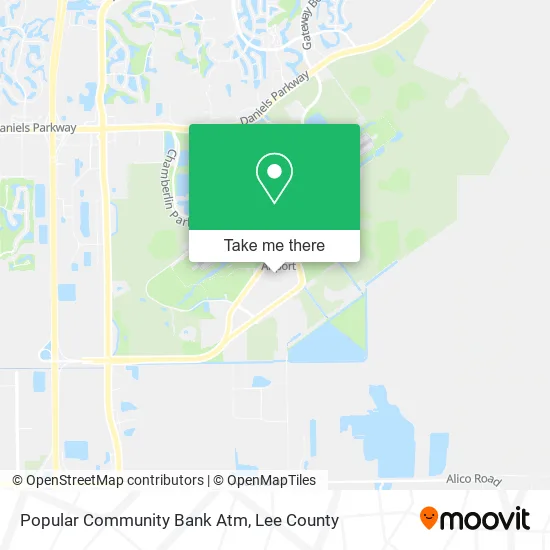 Popular Community Bank Atm map