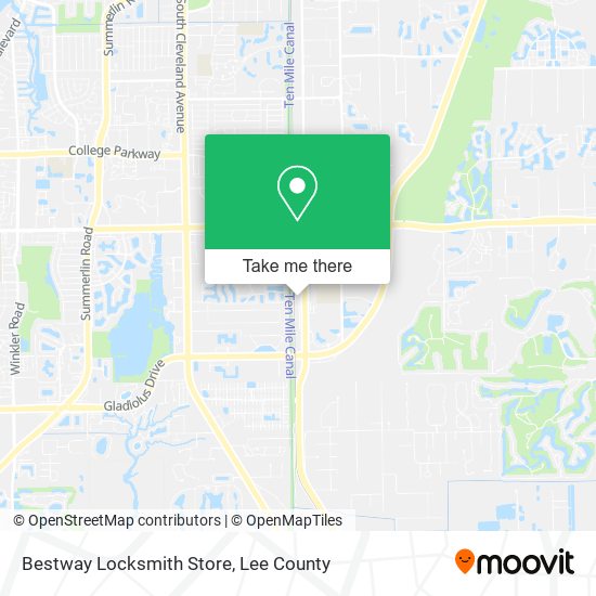 Mapa de Bestway Locksmith Store